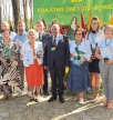 Reprezentacja działkowców z Okręgu poznańskiego na Krajowych Dniach Działkowca.