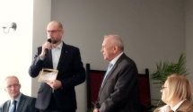 Uroczyste pożegnanie zasłużonego działkowca pana Zdzisława Stankowiaka przez kolegium ROD w Gnieźnie