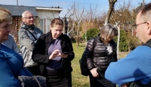 Pokaz cięcia drzew i krzewów w ROD „Chemik” w Luboniu