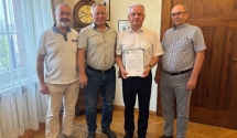Spotkanie przedstawicieli Kolegium Prezesów z Burmistrzem Wrześni