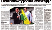 Działkowcy jednak zostają - napisał Głos Wielkopolski