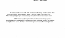 Działkowcy z Gniezna piszą do Marszałek Sejmu